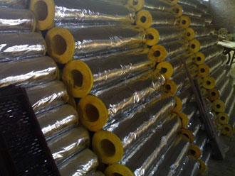 離心玻璃棉管殼 離心玻璃棉管殼